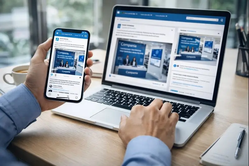 promoción del stand de Estampados Medellín en redes sociales antes de una feria